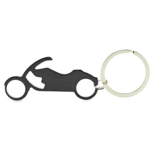 Schlüsselanhänger "Motorrad" (schwarz)