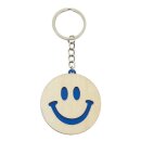 Schlüsselanhänger "Lächeln" (blau)